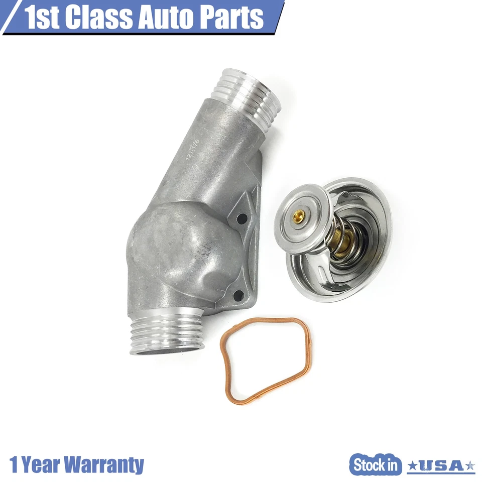 Thermostat & Upgraded Housing Kit For 1991-2000 BMW E36 323 325 328 525 M3 Z3 Foto 2 de 4