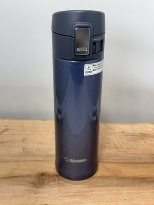 Zojirushi SM-KHE48AG Stainless Steel Travel Mug 16oz Smoky Blue New