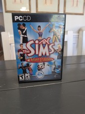 The SIMS Deluxe Edition PC 2 CD-ROM Game BOX Complete Manual Key