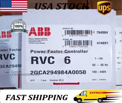 1PCS New ABB RVC-6 RVC6-1/5A Power Factor Controller In Box Brand