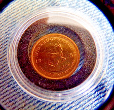 1/10oz Gold Krugerrand. 1985. Excellent Bullion coin. 22ct. Rose Gold...