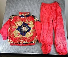 Vintage Windbreaker Tracksuit Jogging Pentathlon 2pc Equestrian Men's Size S