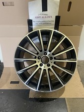 MERCEDES S-CLASS AMG 20" 9.5 BLACK DIAMOND CUT REAR ALLOY WHEEL A2224010500