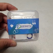 DICOSMETIC 9 Pairs Enamel Hoop Earring 15-16mm Colored Hoop Earrings