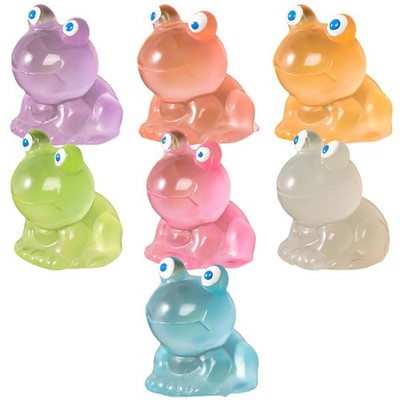 7 Pcs Leuchtende Froschskulpturen Kleine Tierfiguren Froschfigur Aus Kunstharz
