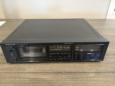 Onkyo Integra TA-2058 Stereo Cassette Tape Deck HX Pro Auto Accubias Black