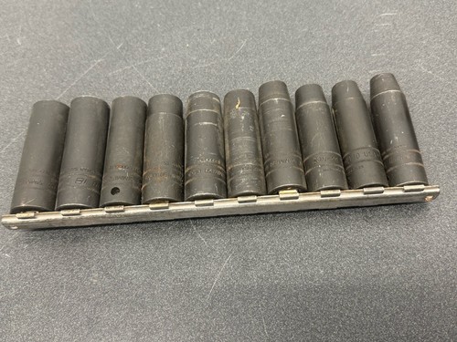 Snap On 10 Piece Deep Impact Socket Set 10mm - 19mm 1/2 Drive - Bild 7 von 12