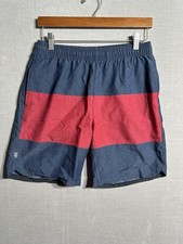 Rhone Mako Unlined Athletic Elastic Shorts Men Size Small 8  Inseam Stripe