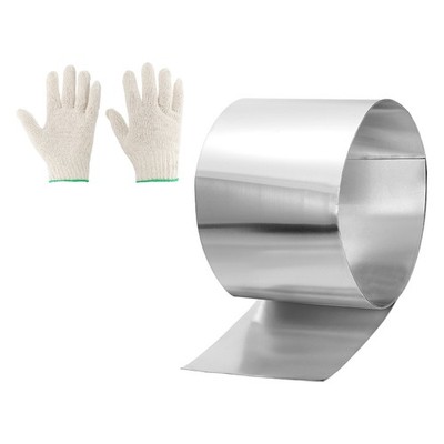 Aluminum Flashing Roll, 3.9'' x 3.28ft Aluminum Flashing Roofing Panels 1mm