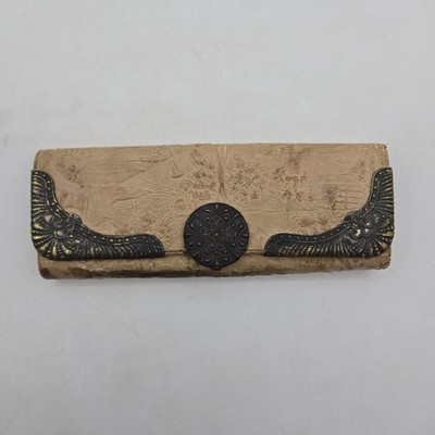 Antique Ladies Change Coin Purse w/ Village Scene | AS-IS