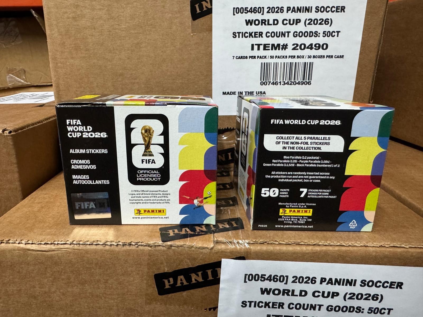 Panini FIFA World Cup 2026 Sticker Box 2 x Boxes Officia - SAME DAY SHIPPING!!! view 3