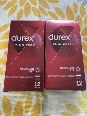 Durex Thin Feel, Regulär Fit, 24 Stück Neu