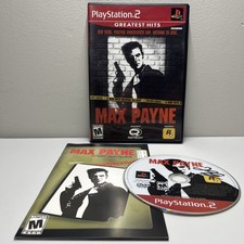 Max Payne (PS2 / PlayStation 2) - Greatest Hits - Complete with Manual [CIB]