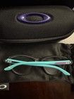 OAKLEY YOUTH KIDS OY8008-8014 Satin Black / Celeste TWIN TAIL EYEGLASSES 48-14 — photo 2