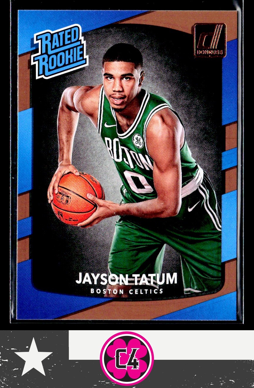 Jayson Tatum 2017-18 Donruss Rookie RC #198 Boston Celtics