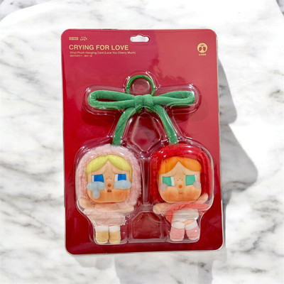 USA) AUTHENTIC‼️Pop mart CRYBABY Vinyl Plush Hanging Card Love