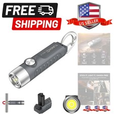 Rechargeable Keychain Flashlight, 500 High Lumens EDC Mini Flashlight with Ma...