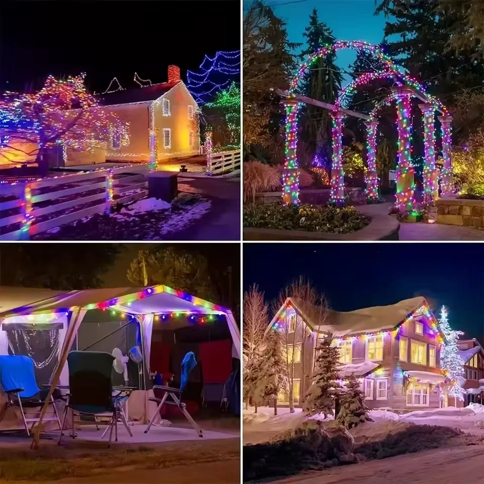 Solar String Lights LED Waterproof Copper Wire Garden Party Decor Outdoor - Image 4 of 4