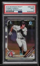 2019 Bowman Draft Chrome Refractor Corbin Carroll #BDC-125 PSA 9 MINT 14do