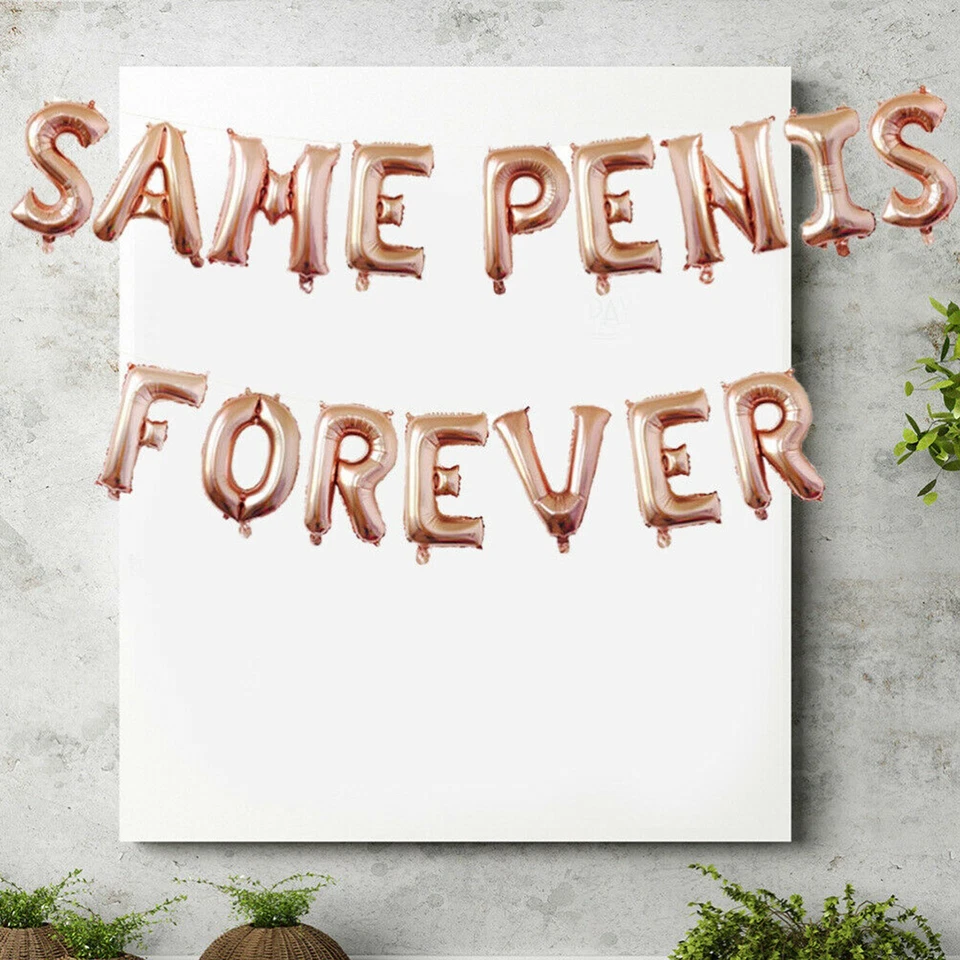 1 Satz 16" Aluminium Film Ballon Letters Ballon für Junggesellenabschied Neu - Bild 4 von 4