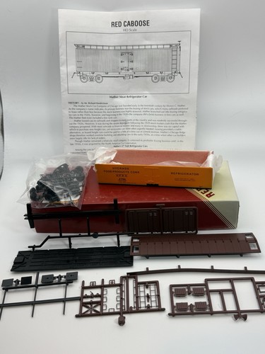 HO Rojo Caboose Hygrade Carne Refrigerador Coche 2788 Kit Completo Caja | Zustand: Used