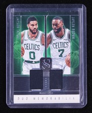 Jayson Tatum Jaylen Brown 2024-25 Silhouette Duo Memorabilia Game-Used [ecu7