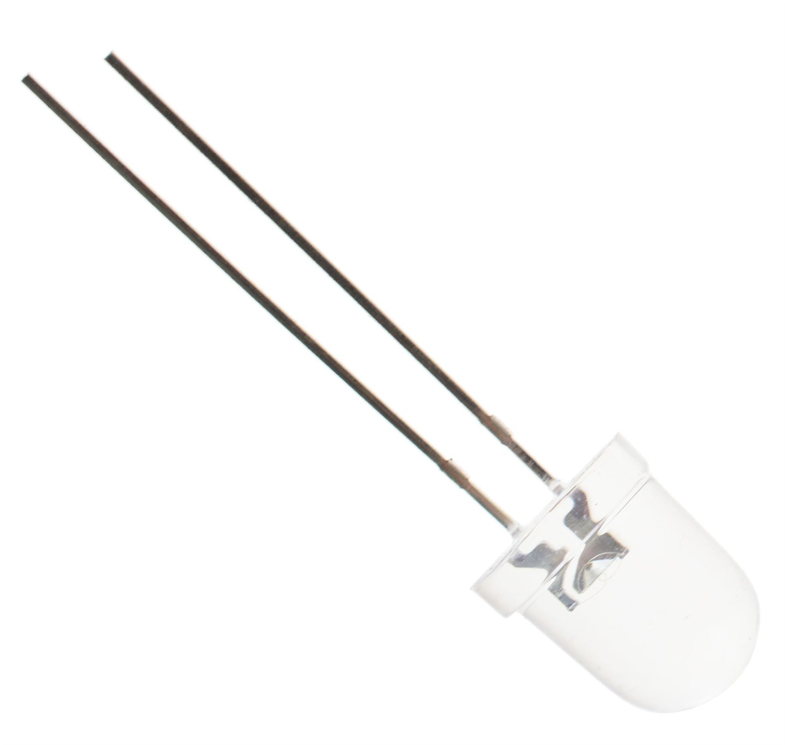 50 x Yellow 8mm LED Water Clear 4200mcd 30°