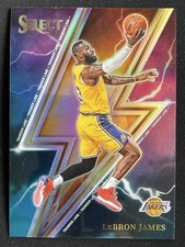 Lebron James 2023-24 Panini Select Thunder Lane Silver Prizm #8