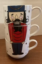 The Cellar 3 Stackable Nutcracker Mugs Reverse Side Macy’s