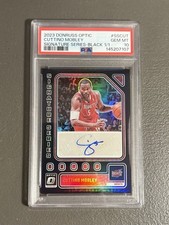 2023-24 Donruss Optic Signature Series Cuttino Mobley Autograph Black 1/1 PSA 10