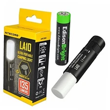  LA10 135 Lumen dedicated magnetic base camping light with EdisonBright AA 