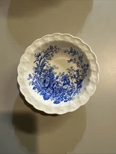 Set Of 4 Taylor Smith Dessert Bowls About 5 1/2 “ Blue And White Cottage Core
