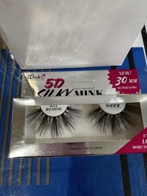 12 per BOX, Silky Mink Multi-layer Effect Lashes 30MM Super Long 5dmax Mink W001