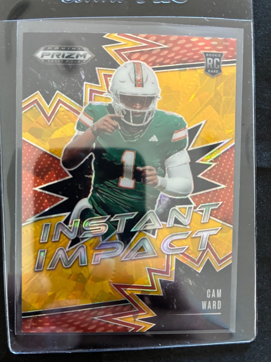2025 Draft Picks Cam Ward #II-CWD Instant Impact Gold Ice Prizm