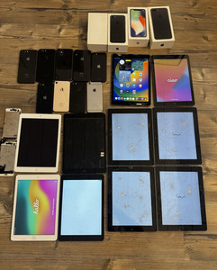 Apple iPhone iPad Konvolut Schwarz/Gold/Silber iOS als Ersatzteil/defekt‼️‼️