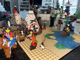 LEGO Western: Rapid River Village (6766) 100% Complete W Manual