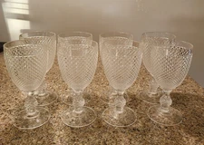 8 Quality Acrylic Wine Glasses - Look Like Chrystal - Hard to Break!