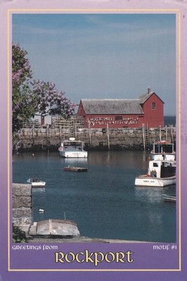ROCKPORT MASSACHUSETTS ~ GEBRAUCHT ~ VERSCHICKT ~ POSTDATUM AUF KARTE 2005