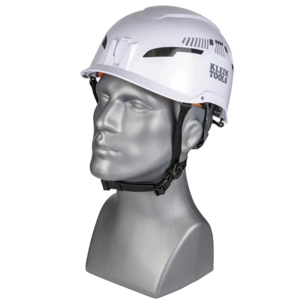 Klein Tools 60565 Safety Helmet, Type-2, Vented Class C, White
