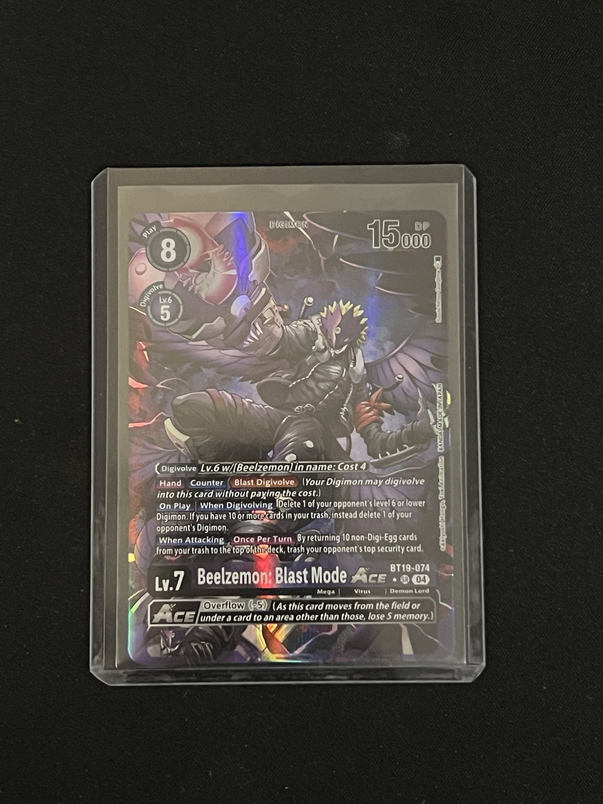 Beelzemon: Blast Mode ACE BT19-074 SR Alt Art Special Booster VER.2.5 Digimon