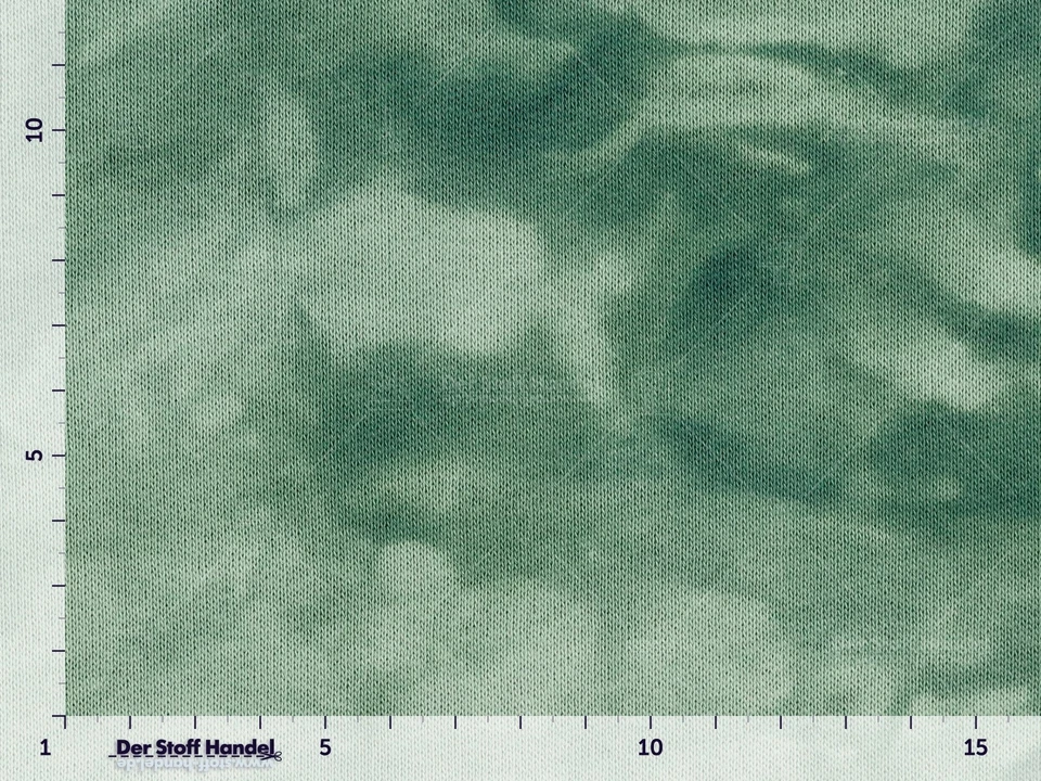 SWEAT Sweatshirt Stoff kuschlig warm innen gebrushed MINT DUNKELMINT EUR 19,98/m - Bild 2 von 4