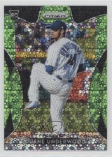 2019 Panini Prizm Tier III Lime Green Donut Circle /199 Duane Underwood #263 0q3