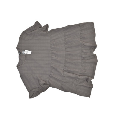 NEW TORRID Textured Woven Babydoll Blouse Plus Size 2 Woven SS Babydoll Taupe