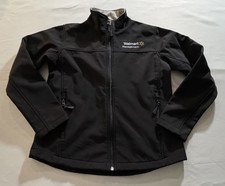Devon Jones Jacket S Walmart Managements Employee Zip Up Uniform Black Pockets