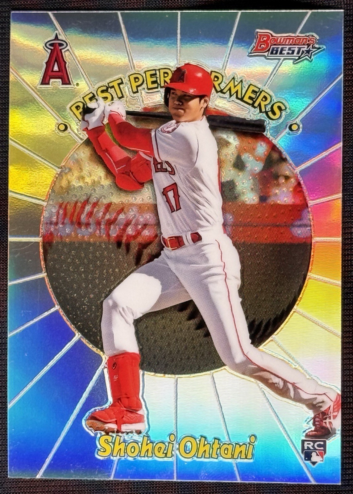 Shohei Ohtani #98BP-SO Baseball Cards 2018 Bowman's Best 1998 Performers trading card — raw and PSA graded price guide