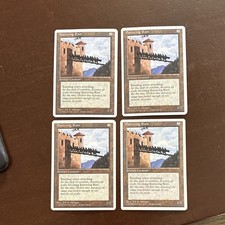 Magic: The Gathering Battering Ram x4 Revised Edition Artifact Creature, Eng