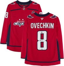 Alex Ovechkin Capitals Signed Red Fanatics Premium Jersey w/895G 4-6-25 Insc