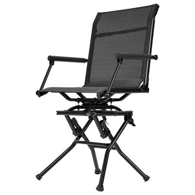 Uimoso Foldable Hunting Chair with 360° Swivel, Armrests, and Steel Frame