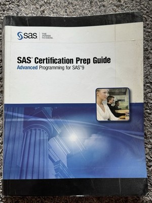 SAS Certification Prep Guide Advanced Programming Book with Companion CD