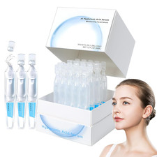 30pcs 3 Hyaluronic Acid Serum Vials   Ultra-Hydrating Face  Glass Skin